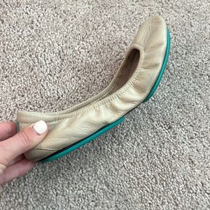 Tieks; 6; Used (but outside leather is in good shape)